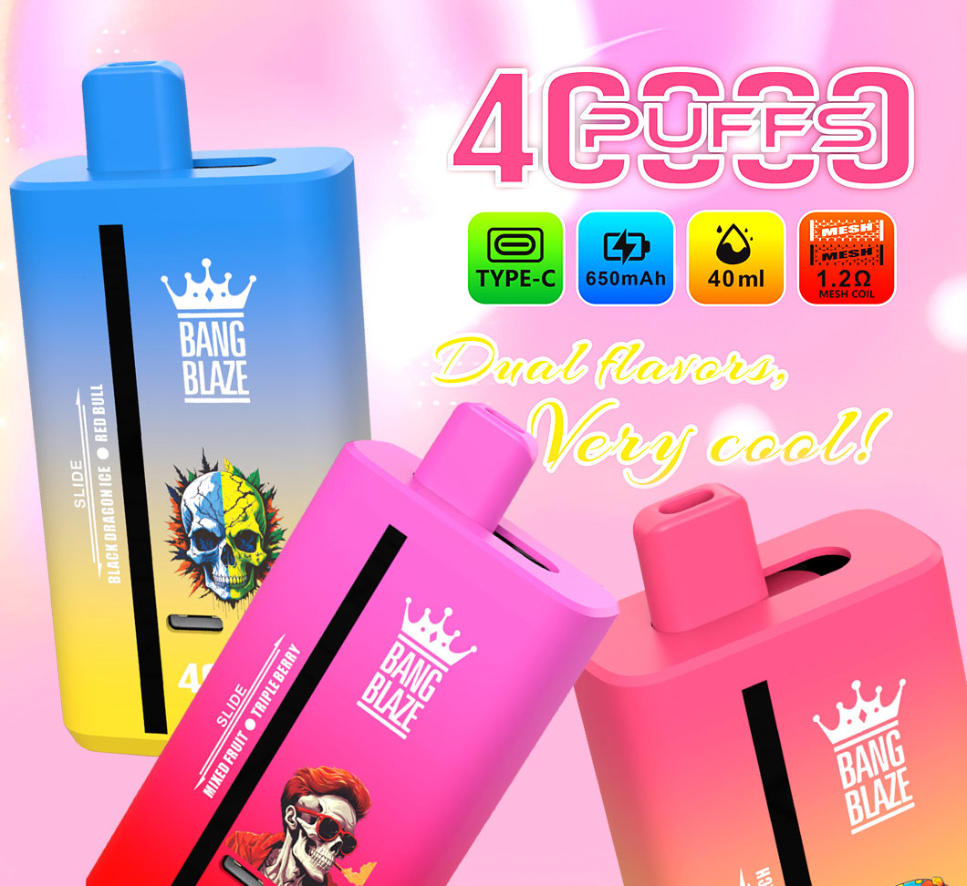 e-papieros jednorazowy bang blaze 40000 40k zaciagniec refillable vape