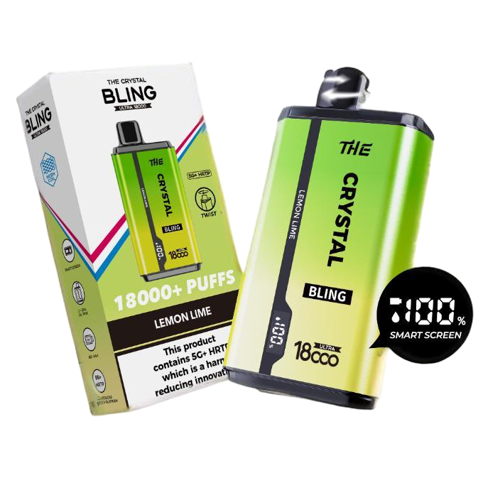 THE CRYSTAL BLING ULTRA 18000 PUFFS 5G⁺ HRTP