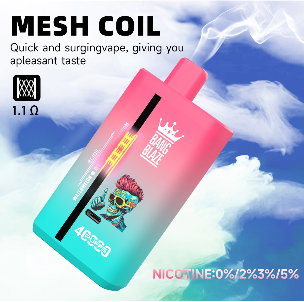e-papieros jednorazowy bang blaze 40000 40k zaciagniec refillable vape