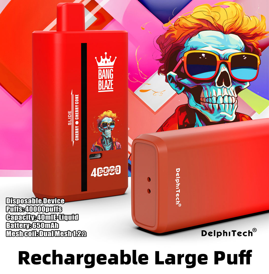 e-papieros jednorazowy bang blaze 40000 40k zaciagniec refillable vape