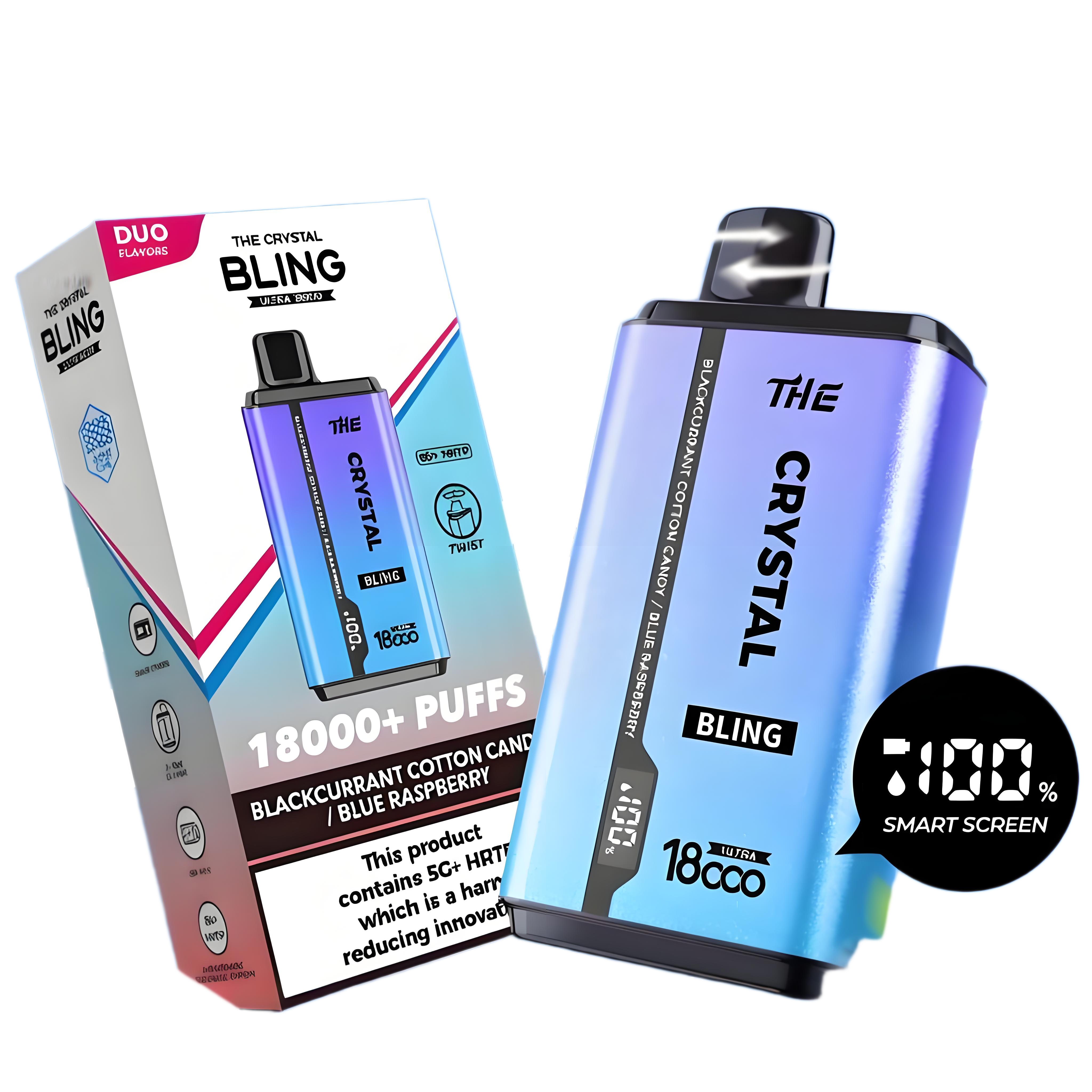 Crystal Bling Ultra 18000 PUFFS 5G+HRTP